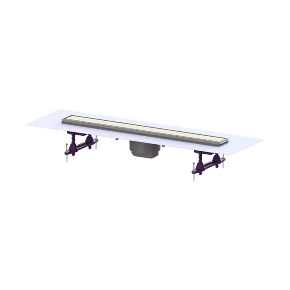 Set rigola de dus plus capac reversibil Kessel Linearis Compact 65 cm