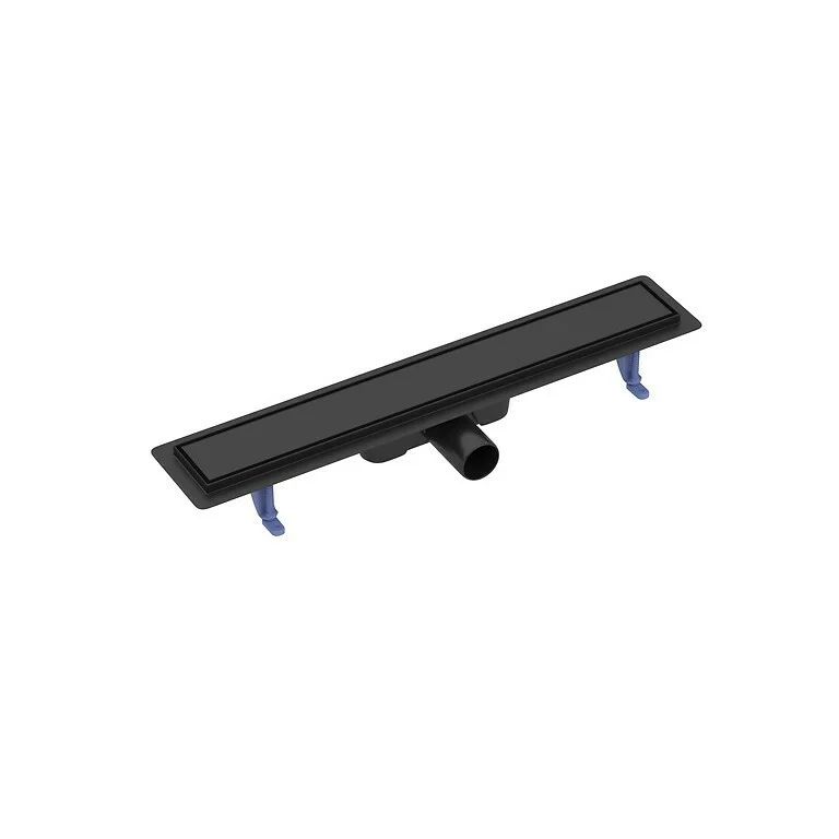 Set rigola dus cu capac scurgere dubla negru Cersanit Tako 60 cm