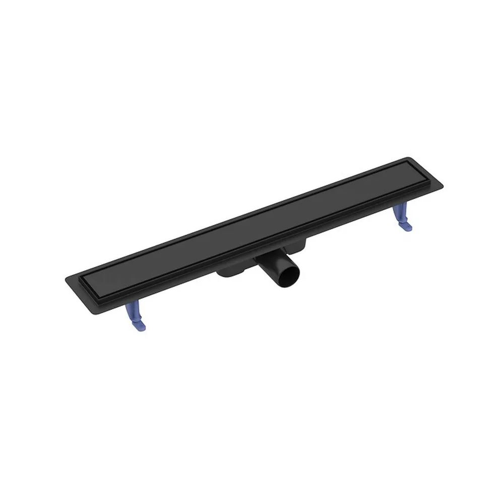 Set rigola dus cu capac scurgere dubla negru Cersanit Tako 70 cm