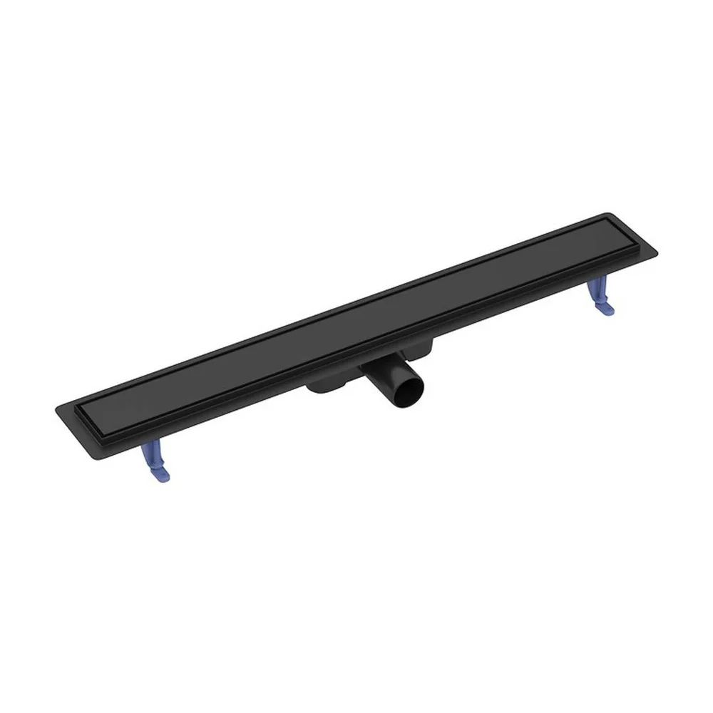 Set rigola dus cu capac scurgere dubla negru Cersanit Tako 80 cm