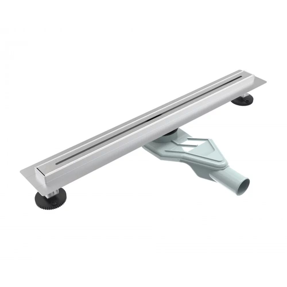 Set rigola pentru dus plus capac Inter Ceramic New Generation Slim 60 cm finisaj metal periat