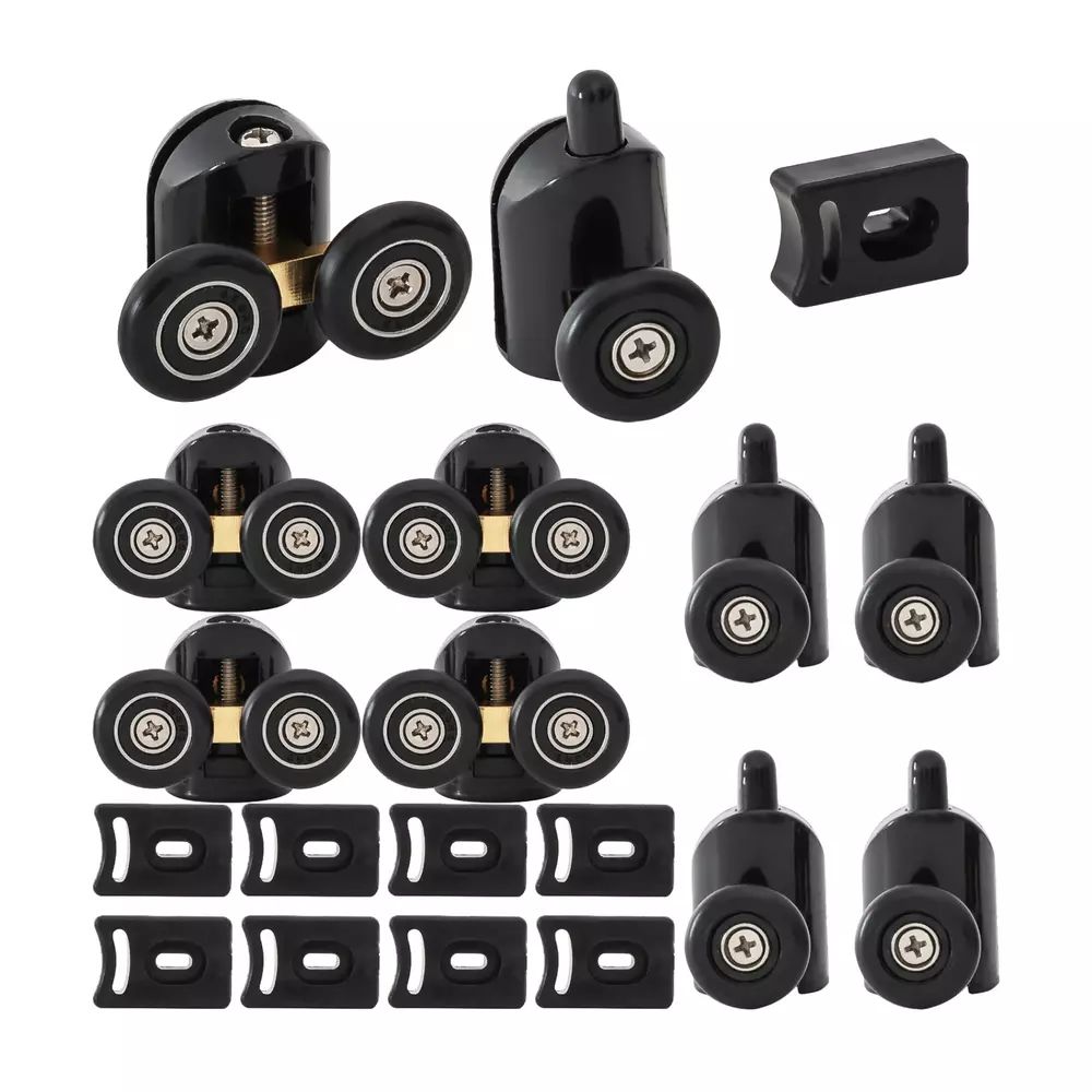 Set role universale Rea negru 4-6 mm