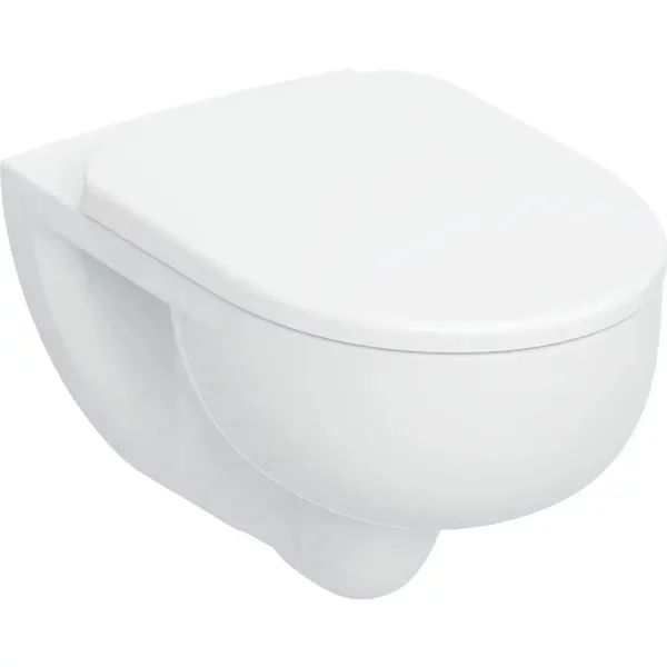 Set vas WC suspendat Geberit Selnova TurboFlush cu capac softclose alb lucios