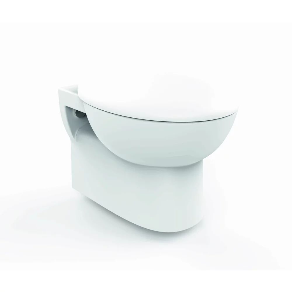 Set vas WC suspendat Inter Ceramic alb lucios capac softclose