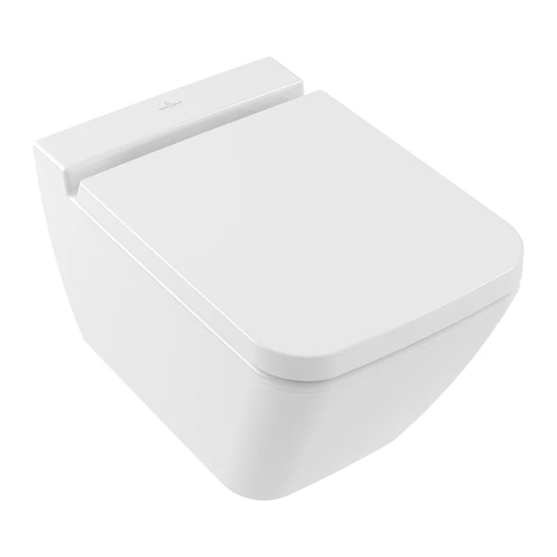 Set vas wc suspendat Villeroy&Boch Finion DirectFlush alb cu capac soft close