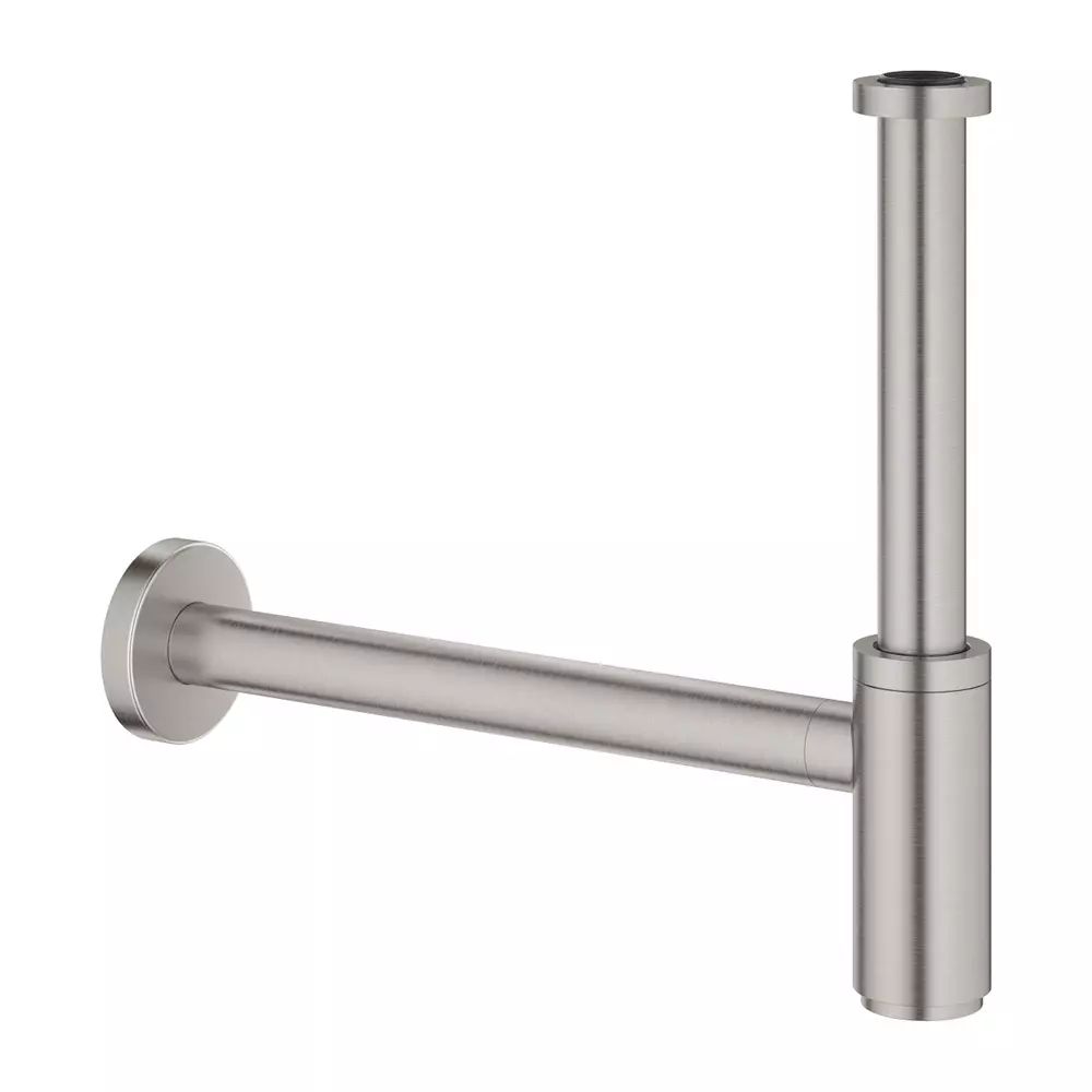 Sifon estetic pentru lavoar Grohe crom periat Supersteel