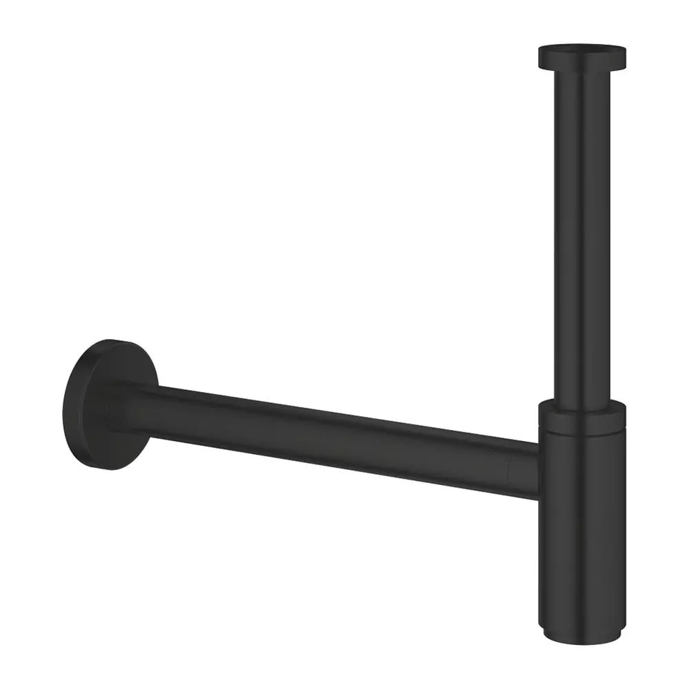 Sifon estetic pentru lavoar Grohe negru mat