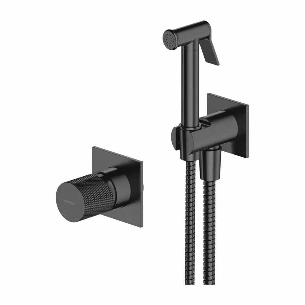 Dus igienic pentru montaj ascuns Omnires Contour antracit