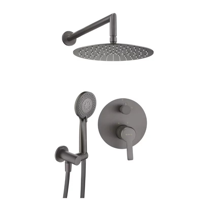 Sistem de dus incastrat Deante Arnika titanium