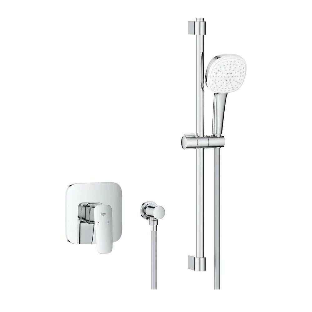 Sistem de dus incastrat Grohe Cubeo Tempesta cu para 2 functii fara corp ingropat finisaj crom lucios