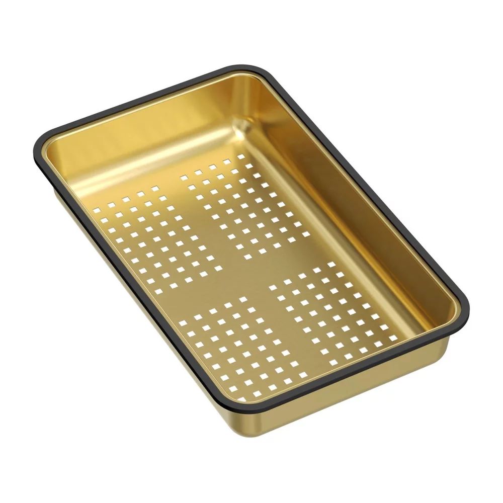 Sita pentru chiuveta Quadron Unique finisaj auriu 38x23 cm