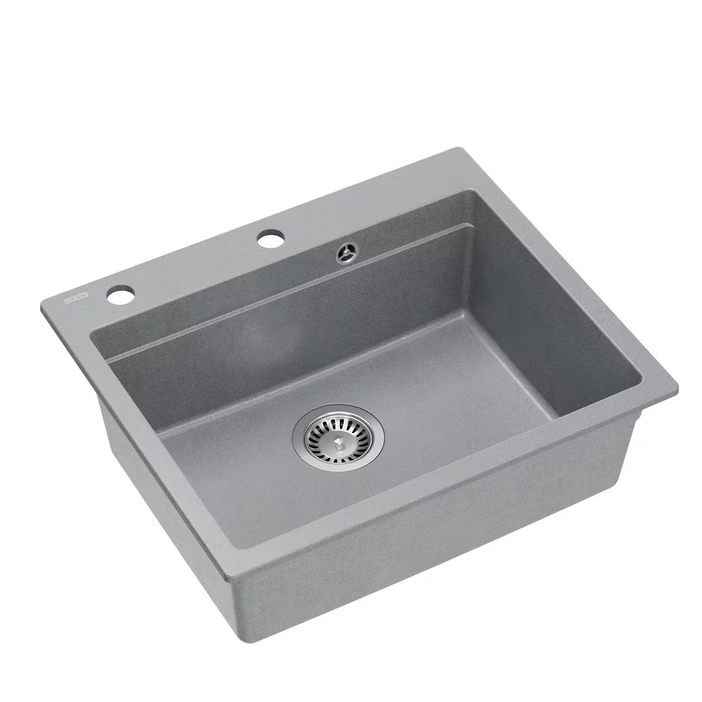 Statie de lucru incastrata Quadron Kurt 110 gri - inox 59.5x50 cm