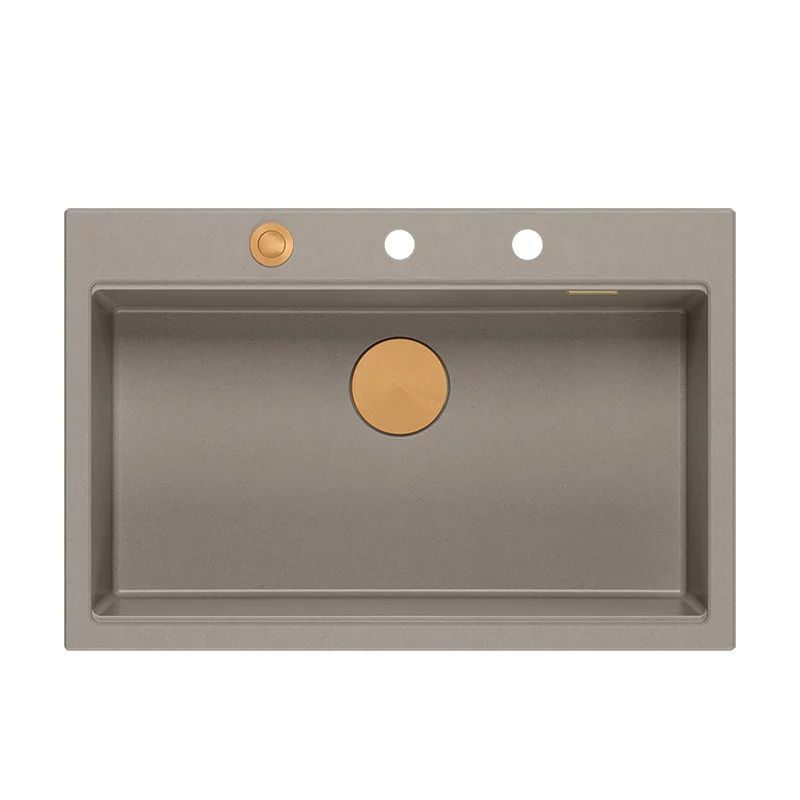 Statie de lucru incastrata Quadron Marc bej - cupru 76x50 cm