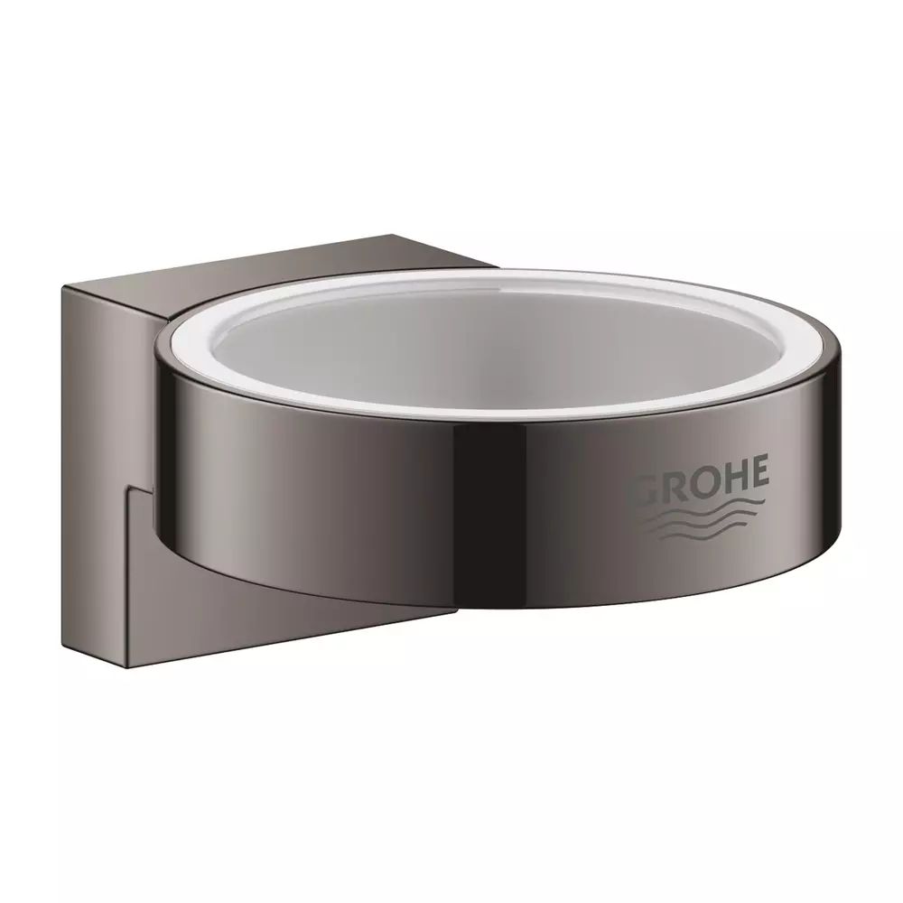 Suport Grohe Selection pentru pahar sau dozator sapun antracit lucios Hard Graphite