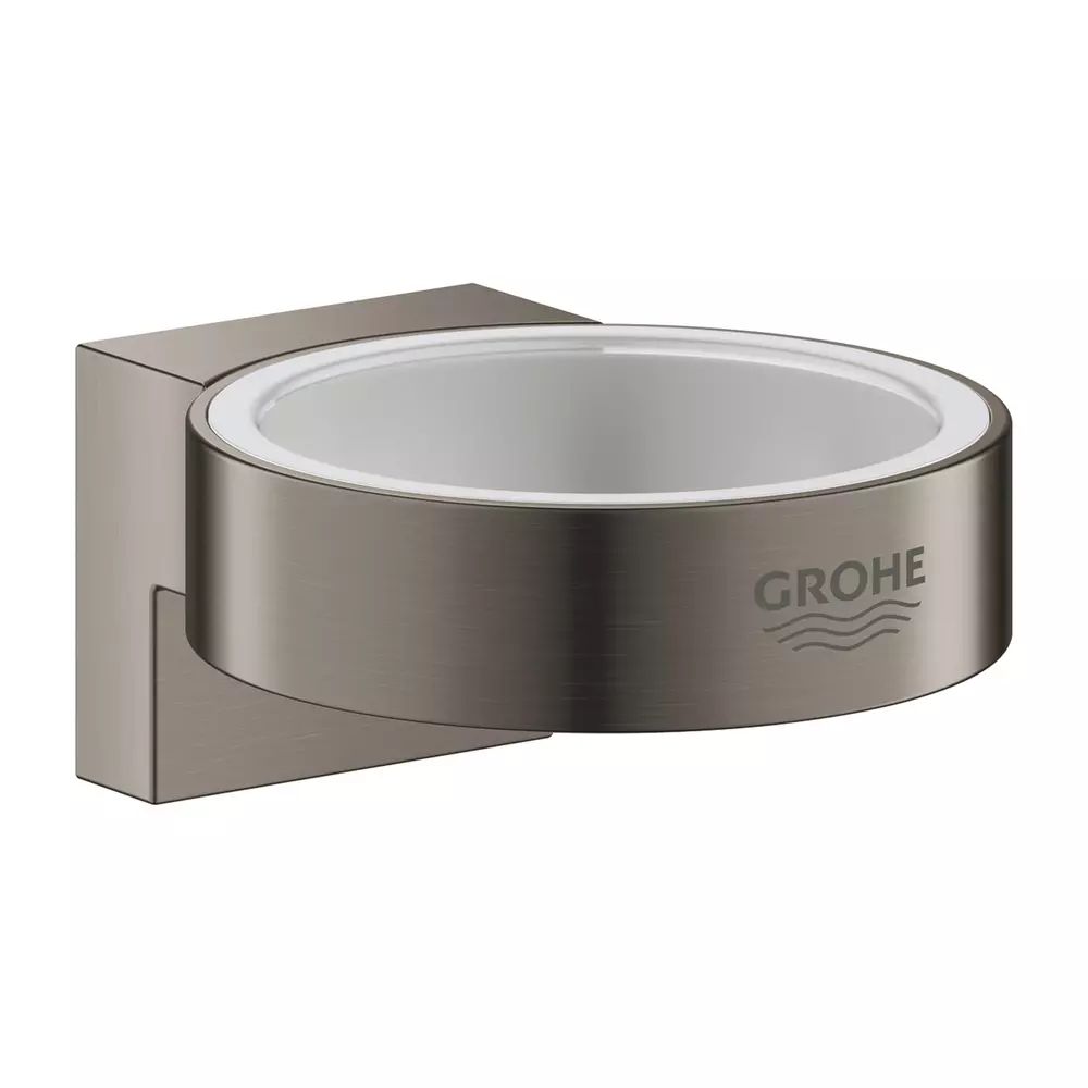 Suport Grohe Selection pentru pahar sau dozator sapun antracit periat Hard Graphite
