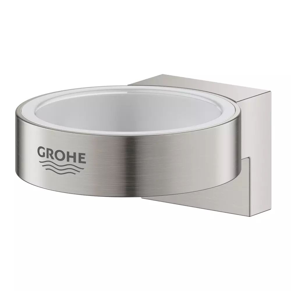 Suport Grohe Selection pentru pahar sau dozator sapun crom periat Supersteel