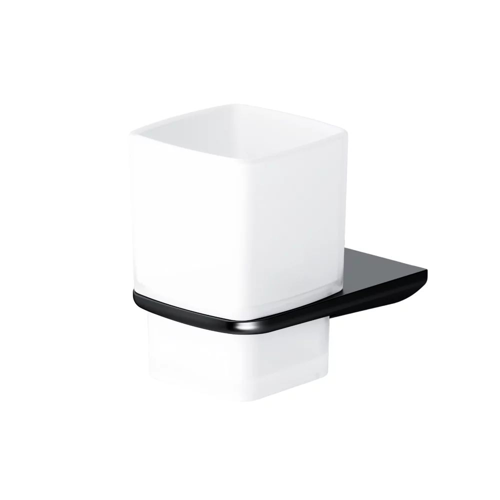 Suport periute de dinti AM.PM Inspire 2.0 negru-sticla mata