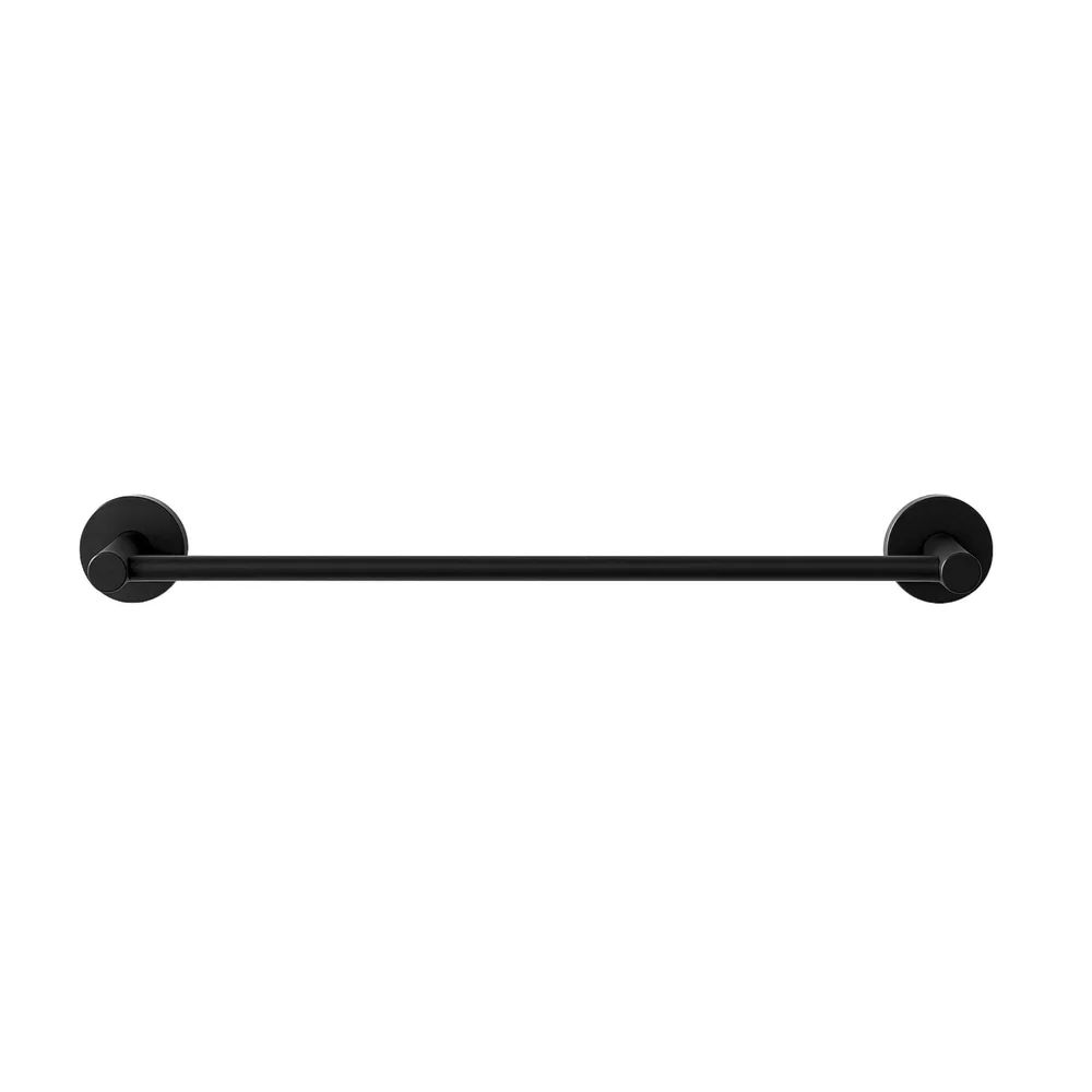 Suport prosop simplu Balneo Qube negru mat 60 cm