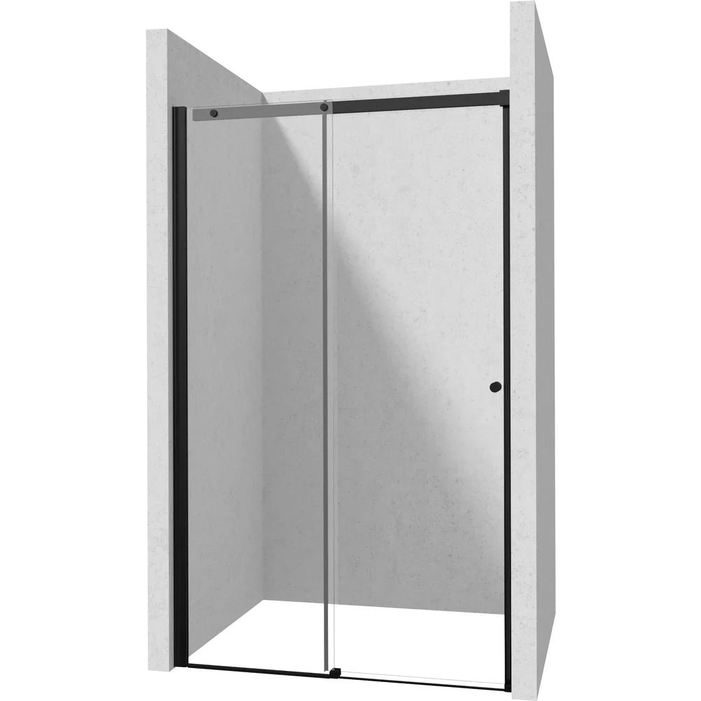 Usa de dus culisanta Deante Kerria Plus negru 130 cm