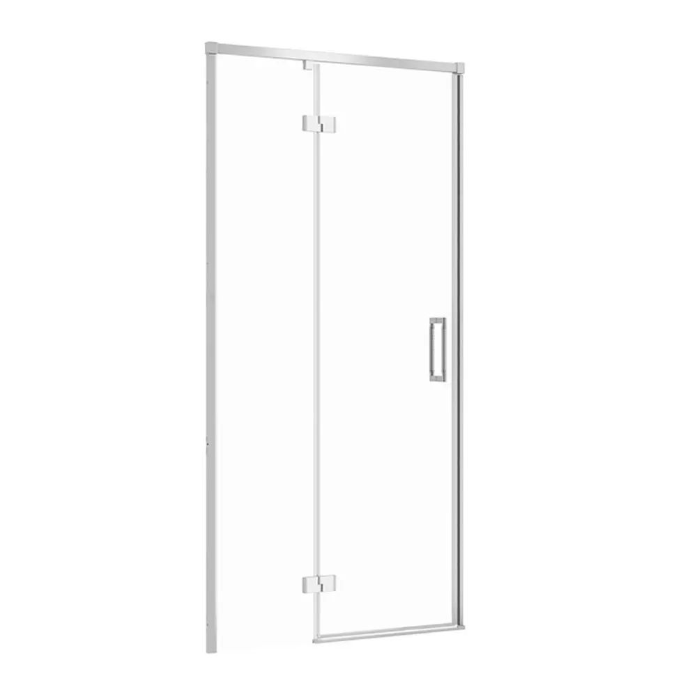 Usa de nisa batanta Cersanit Larga 100 cm sticla 6 mm crom stanga