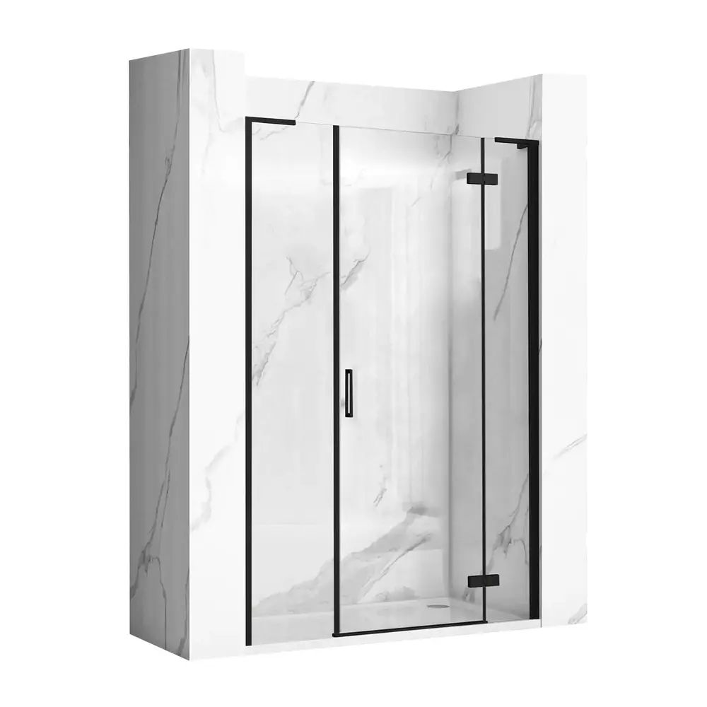 Usa de nisa batanta Rea Hugo 120 cm sticla 6 mm negru