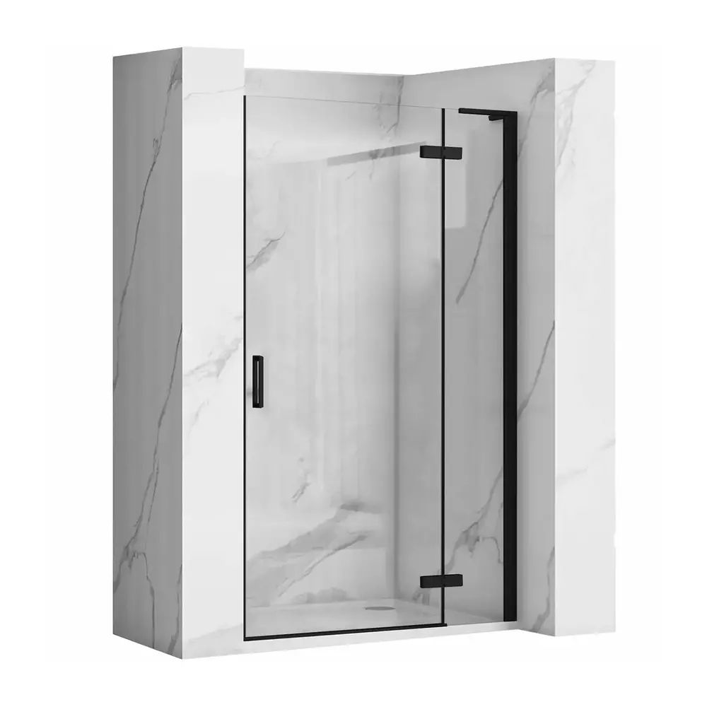 Usa de nisa batanta Rea Hugo 90 cm sticla 6 mm negru
