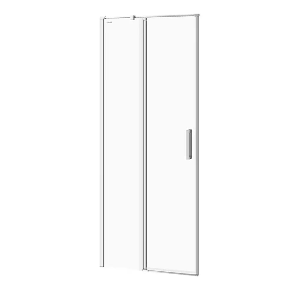 Usa de nisa pivotanta Cersanit Moduo 80 cm sticla 6 mm crom stanga