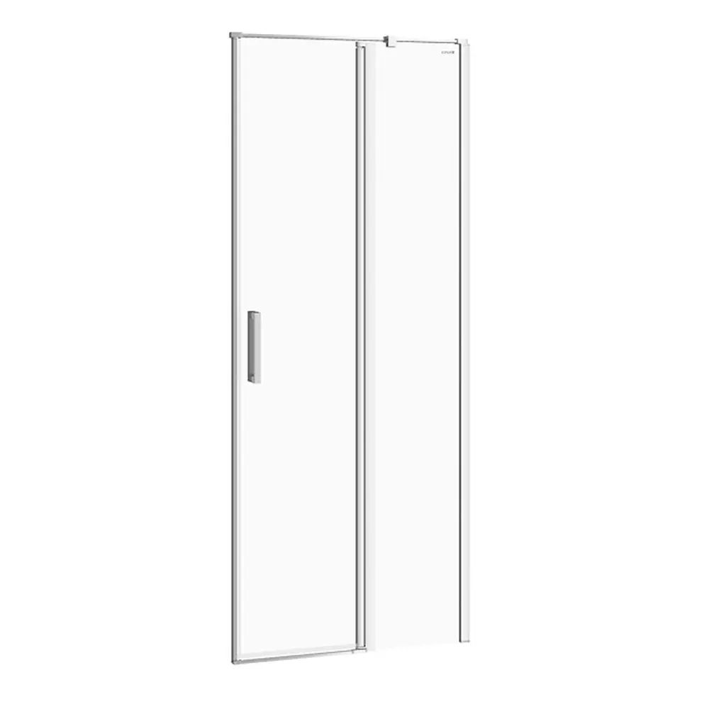 Usa de nisa pivotanta Cersanit Moduo 90 cm sticla 6 mm crom dreapta