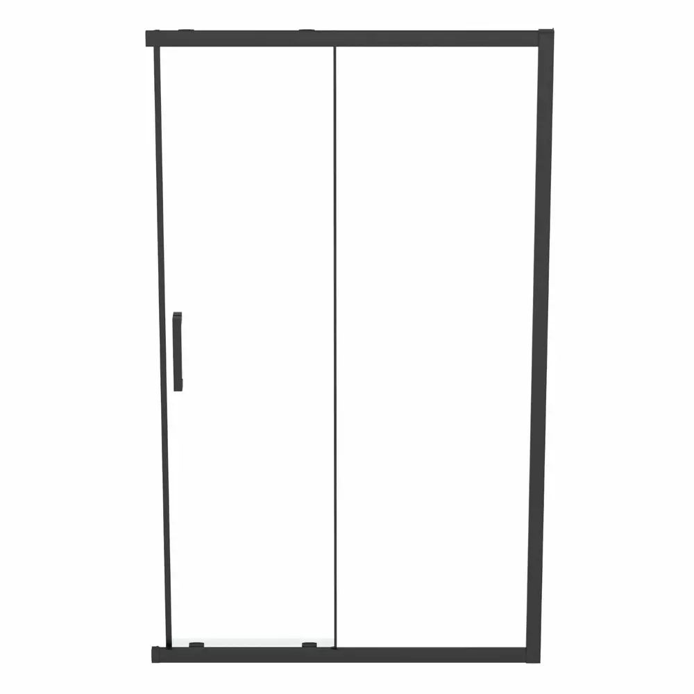 Usa glisanta cu segment fix 120 cm negru mat Ideal Standard Connect 2 K9264V3