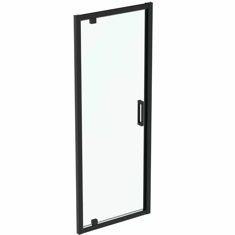 Usa pivotanta cu segment fix 80 cm negru mat Ideal Standard Connect 2