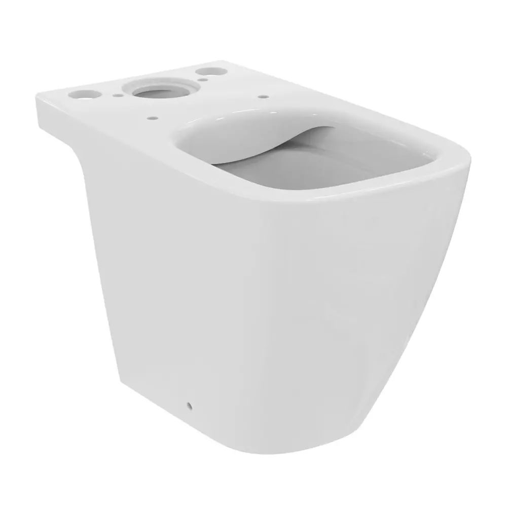 Vas WC pe pardoseala Ideal Standard i.life S Compact rimless alb lucios