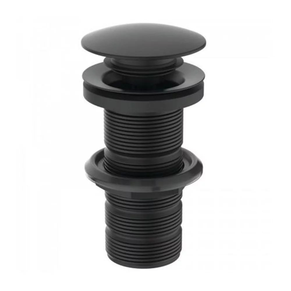 Ventil Ideal Standard pentru lavoare fara preaplin negru mat push-open