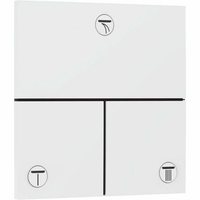 Ventil incastrat alb mat Hansgrohe ShowerSelect Comfort E 3 functii