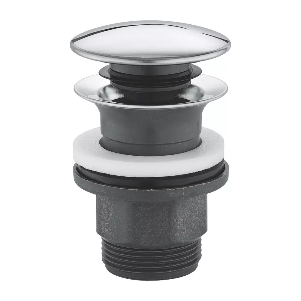 Ventil lavoar Push-Open Grohe crom lucios pentru lavoare cu preaplin