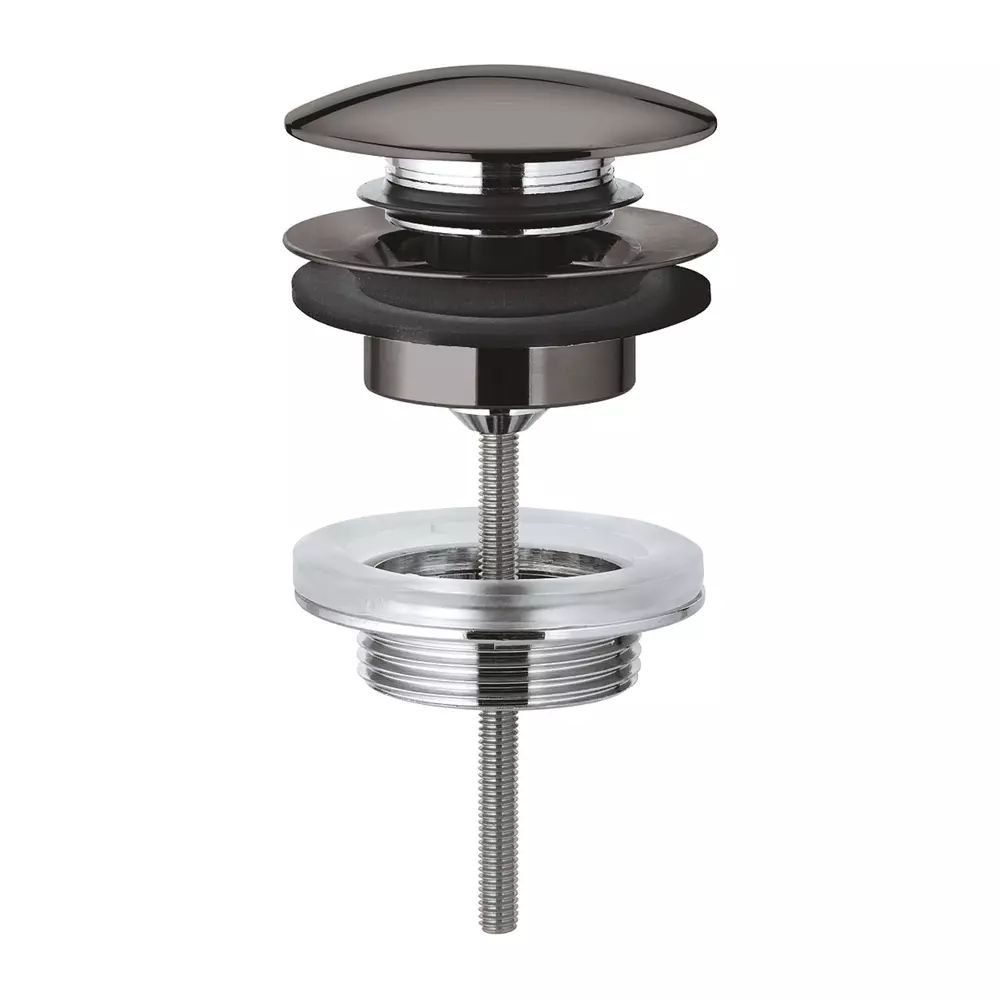 Ventil lavoar Push-Open Grohe Selection antracit lucios Hard Graphite, universal
