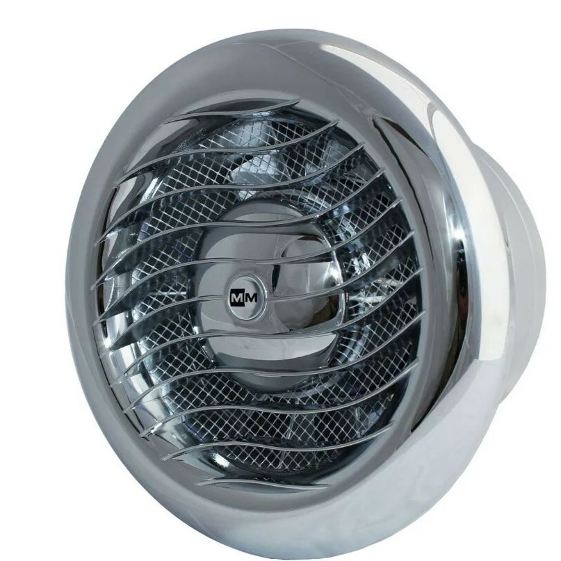 Ventilator baie MMotors MMV Lux crom cu evacuare 19W