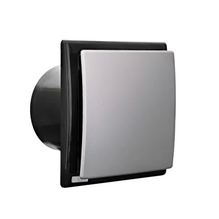 Ventilator baie MMotors OK negru-inox cu evacuare 13W; IP 24