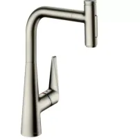 Baterie bucatarie cu dus extractibil crom periat Hansgrohe Talis M51 300 sBox cu 2 jeturi