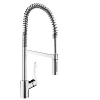 Baterie bucatarie cu dus extractibil Hansgrohe Cento XXL cu 2 jeturi