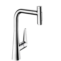 Baterie bucatarie cu dus extractibil Hansgrohe Talis M51 300 sBox cu 2 jeturi