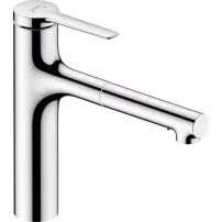 Baterie bucatarie cu dus extractibil Hansgrohe Zesis M33 160 cu 2 jeturi