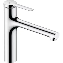 Baterie bucatarie cu dus extractibil Hansgrohe Zesis M33 160 sBox cu 2 jeturi
