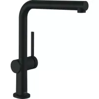 Baterie bucatarie cu dus extractibil Hansgrohe Talis M54 270 cu 1 jet pentru incalzitoare cu presiune scazuta finisaj negru mat