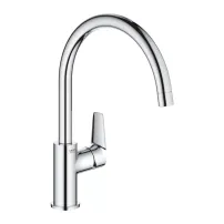 Baterie bucatarie Grohe Start Edge crom lucios cu pipa pivotanta