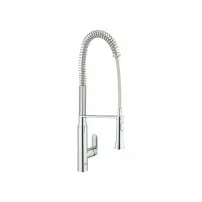 Baterie bucatarie cu pipa flexibila Grohe K7 crom lucios