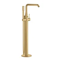 Baterie cada - dus freestanding Grohe Essence auriu periat Cool Sunrise