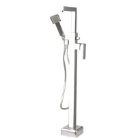 Baterie cada - dus freestanding Inter Ceramic crom lucios cu set de dus