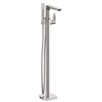 Baterie cada - dus freestanding Inter Ceramic finisaj crom lucios cu set de dus