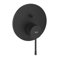 Baterie cada - dus incastrata Grohe Essence negru mat fara corp ingropat
