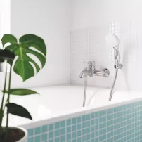 Baterie cada-dus monocomanda Grohe Start Classic crom lucios